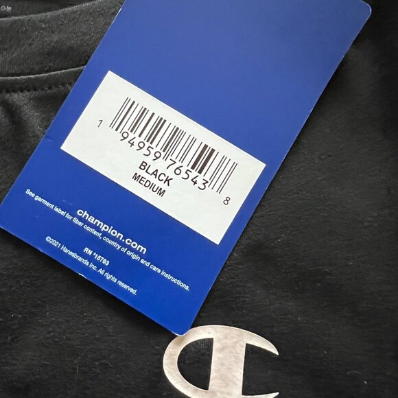 NWT | Champion Women's Black Tank Top Athletic Workout | Size Medium - Picture 6 of 7